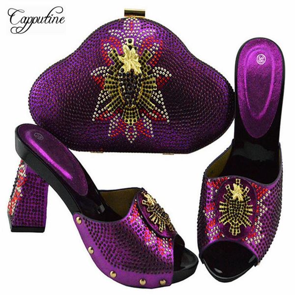 dress shoes capputine selling rhinestone and bag set fashion italian style pumps 9cm with bags for wedding party, Black
dress shoes capputine selling rhinestone and bag set fashion italian style pumps 9cm with bags for wedding party, Black