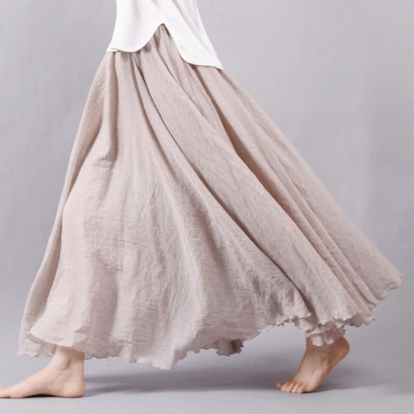 skirts 2021 ladies linen cotton long elastic waist pleated maxi beach boho vintage summer tulle women faldas saia, Black
skirts 2021 ladies linen cotton long elastic waist pleated maxi beach boho vintage summer tulle women faldas saia, Black