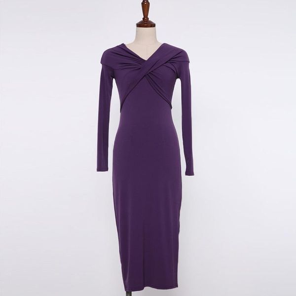 korea slim slash neck long sleeved sheath purple vestidos high waisted bodycon knee-length party dresses casual, Black;gray
korea slim slash neck long sleeved sheath purple vestidos high waisted bodycon knee-length party dresses casual, Black;gray