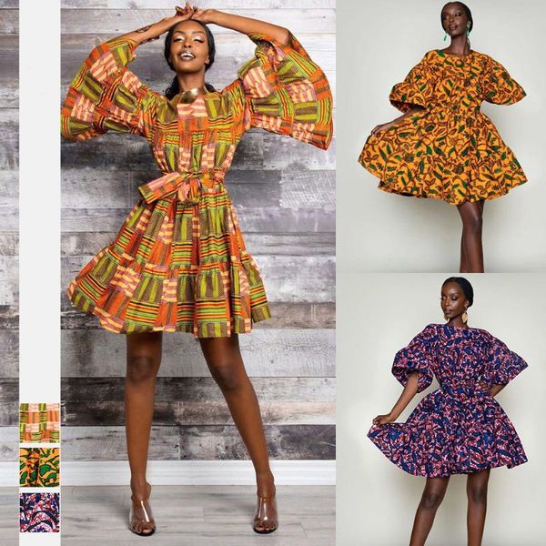casual dresses african style digital printing autumn women's three-quarter sleeve dress with belt ethnic big swing, Black;gray
casual dresses african style digital printing autumn women's three-quarter sleeve dress with belt ethnic big swing, Black;gray