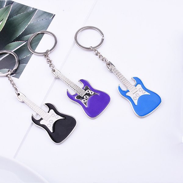 fashion color guitar metal car keychain cute creative concert men and women couple key chain pendant gift, Silver
fashion color guitar metal car keychain cute creative concert men and women couple key chain pendant gift, Silver