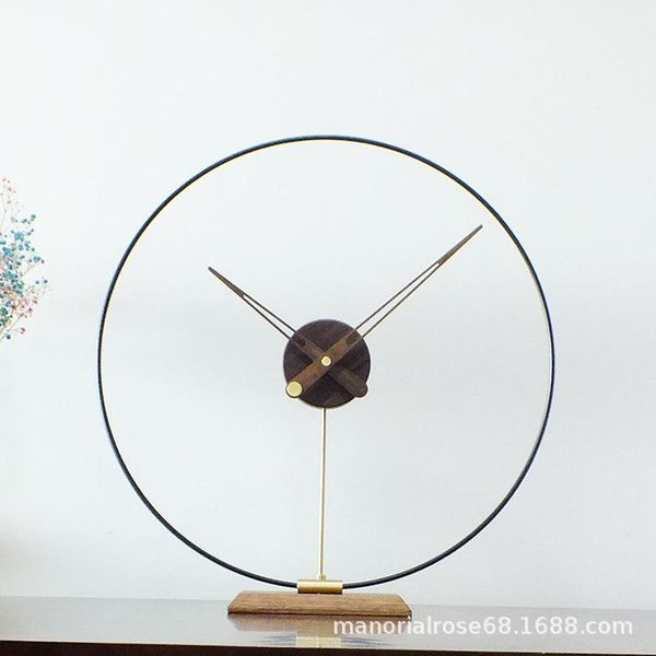 desk & table clocks modern and simple black walnut pointer brass mute clock model room pendulum
desk & table clocks modern and simple black walnut pointer brass mute clock model room pendulum
