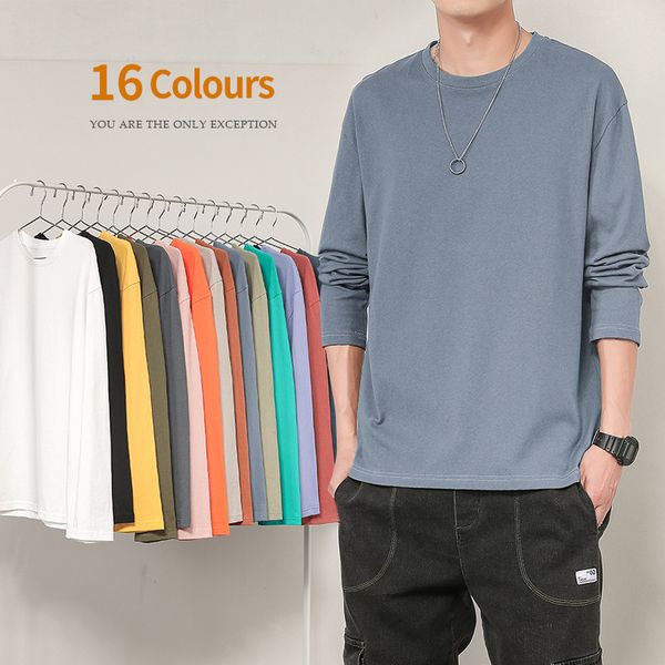 spring summer autumn long sleeve casual cotton loose solid color youth collarless t-shirt kg-4, White;black
spring summer autumn long sleeve casual cotton loose solid color youth collarless t-shirt kg-4, White;black