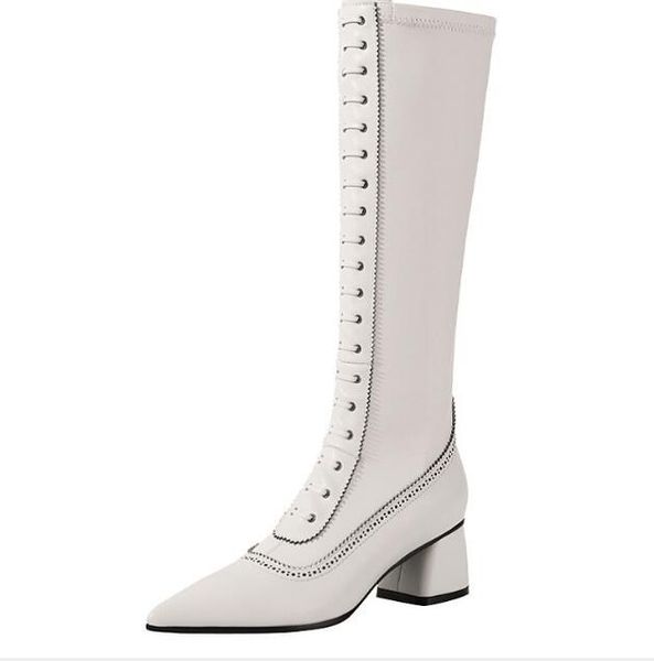 boots women's autumn winter 2021 high heels pointed toe shoes side zipper botas de mujer, Black
boots women's autumn winter 2021 high heels pointed toe shoes side zipper botas de mujer, Black
