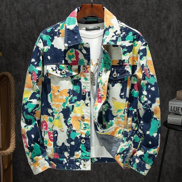 men's jackets product floral fabric slim-fit denim jacket european american style lapel long-sleeved trendy, Black;brown
men's jackets product floral fabric slim-fit denim jacket european american style lapel long-sleeved trendy, Black;brown