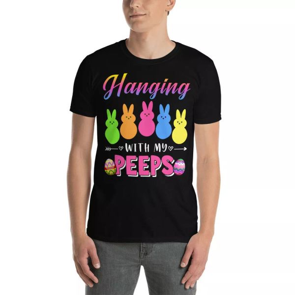 Hanging With My P.eeps Cute Easter Day Bunny Egg Hunt Lover Gifts T-Shirt, White;black
Hanging With My P.eeps Cute Easter Day Bunny Egg Hunt Lover Gifts T-Shirt, White;black