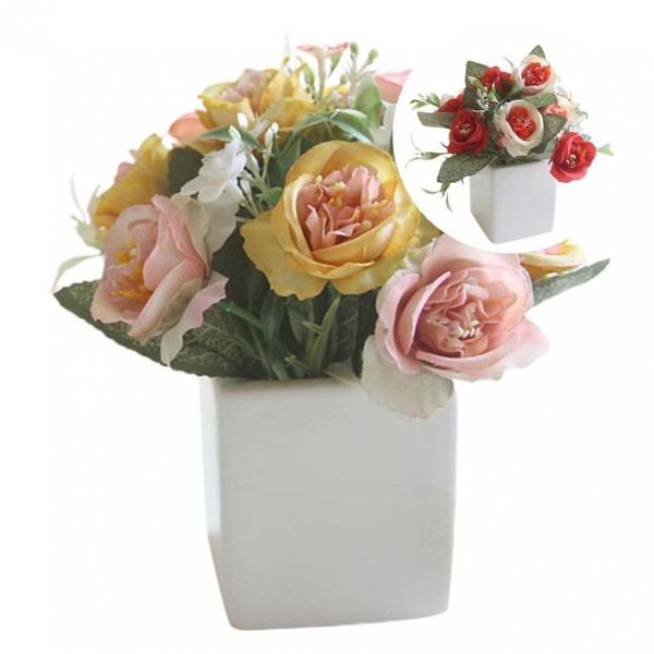 decorative flowers & wreaths realistic looking 6 colors deskfaux rose flower landscape pot for wedding
decorative flowers & wreaths realistic looking 6 colors deskfaux rose flower landscape pot for wedding
