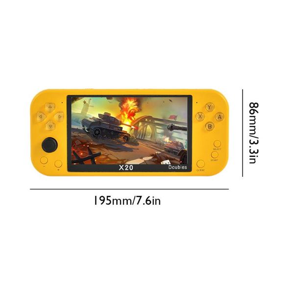 portable game players handheld console x20 5.1 inch large screen arcade joystick 2.4g supports wireless/wired controller
portable game players handheld console x20 5.1 inch large screen arcade joystick 2.4g supports wireless/wired controller