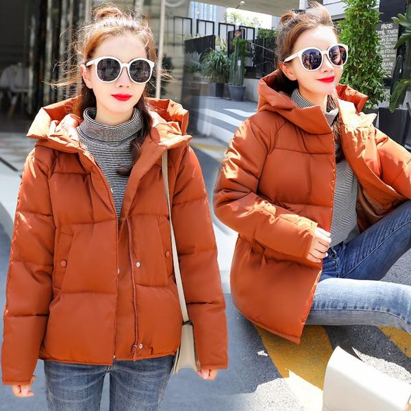 women's down & parkas parka winter jacket women fashion solid color pocket hooded thick warm cotton-padded coat loose cotton vestidos p, Black
women's down & parkas parka winter jacket women fashion solid color pocket hooded thick warm cotton-padded coat loose cotton vestidos p, Black