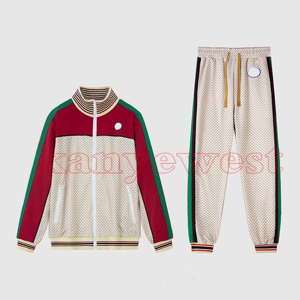 21ss spring designer luxury tracksuit mens stripe splicing patchwork print red classic sets womens zipper letter running suits plaid pants j, Gray
21ss spring designer luxury tracksuit mens stripe splicing patchwork print red classic sets womens zipper letter running suits plaid pants j, Gray