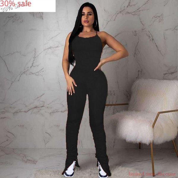 sleeveless bandage women bodysuit jumpsuit 2021 costume stacked leggings romper backless hollow out skinny women's jumpsuits & rompers, Black;white
sleeveless bandage women bodysuit jumpsuit 2021 costume stacked leggings romper backless hollow out skinny women's jumpsuits & rompers, Black;white