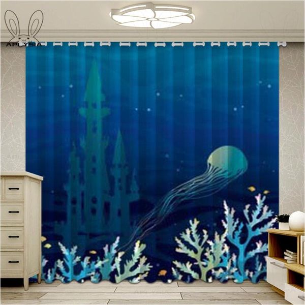 curtain & drapes for living room children bedroom cartoon sea castle printed blind cortinas ultra-thin micro shading
curtain & drapes for living room children bedroom cartoon sea castle printed blind cortinas ultra-thin micro shading