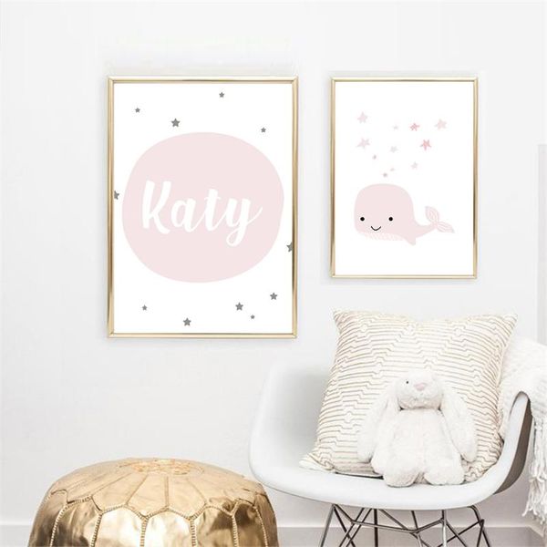 paintings custom name poster pink whale canvas painting baby nursery wall art print cartoon posters nordic pictures girls room decor
paintings custom name poster pink whale canvas painting baby nursery wall art print cartoon posters nordic pictures girls room decor