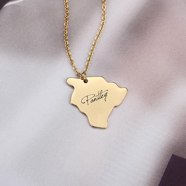 stainless steel hawaii map necklace, initials logo jewelry, gift for mother pendant necklaces, Silver
stainless steel hawaii map necklace, initials logo jewelry, gift for mother pendant necklaces, Silver