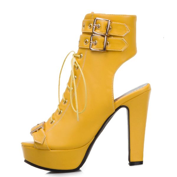 dress shoes fashion peep toe ankle boots for women high heels platform summer buckle yellow white blue female dugt, Black
dress shoes fashion peep toe ankle boots for women high heels platform summer buckle yellow white blue female dugt, Black