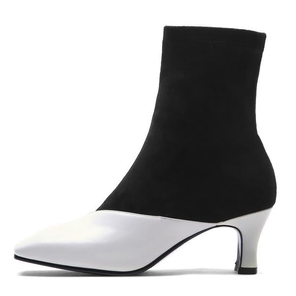 boots fashion wild square toe women zipper female shoes patchwork strange style ladies ankle stretch fabric, Black
boots fashion wild square toe women zipper female shoes patchwork strange style ladies ankle stretch fabric, Black