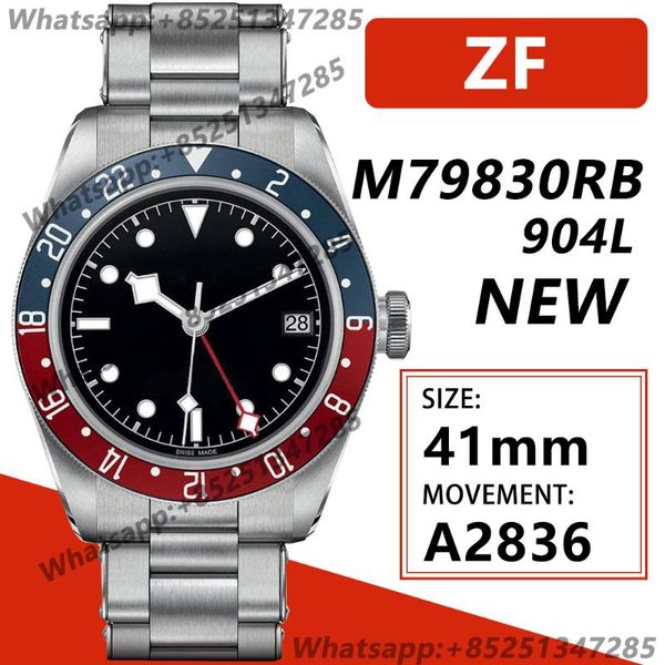 wristwatches men's automatic mechanical watch 41mm black bay m79830rb-001 gmt blue/red bezel zf 1:1 edition on ss bracelet a2836, Slivery;brown
wristwatches men's automatic mechanical watch 41mm black bay m79830rb-001 gmt blue/red bezel zf 1:1 edition on ss bracelet a2836, Slivery;brown