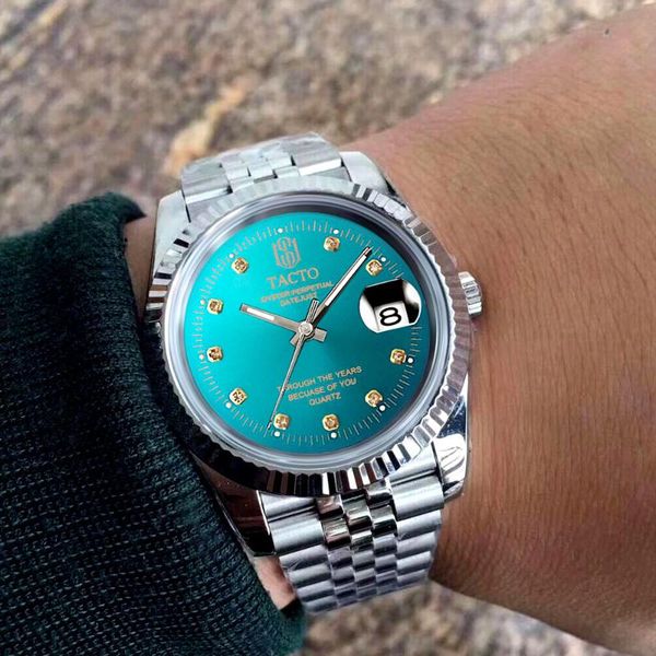 wristwatches relojes 2021 tacto watch men fashion sport mens watches business role waterproof relogio masculino, Slivery;brown
wristwatches relojes 2021 tacto watch men fashion sport mens watches business role waterproof relogio masculino, Slivery;brown
