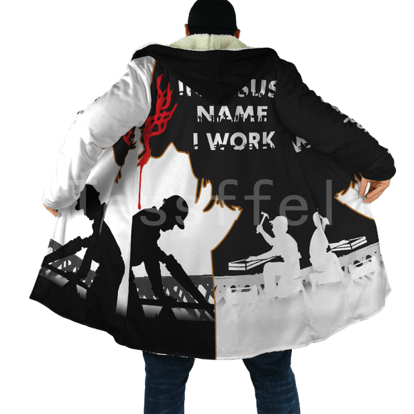 men's wool & blends carpenter woodworking 3d printed fashion winter men/women hooded cloaks fleece wind breaker casual warm, Black
men's wool & blends carpenter woodworking 3d printed fashion winter men/women hooded cloaks fleece wind breaker casual warm, Black