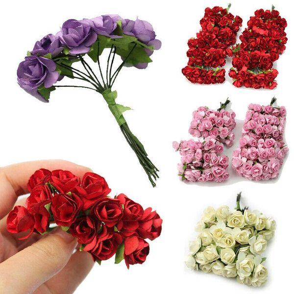 decorative flowers & wreaths 144pcs mini paper rose artificial flower bouquet decoration wedding crafts
decorative flowers & wreaths 144pcs mini paper rose artificial flower bouquet decoration wedding crafts