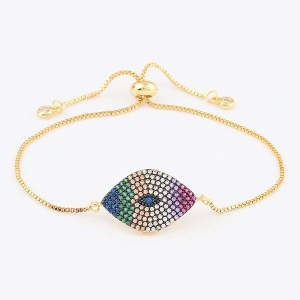 fashion cubic zircon blue eye adjustable bracelets gold color evil for women girls jewelry charm, Golden;silver
fashion cubic zircon blue eye adjustable bracelets gold color evil for women girls jewelry charm, Golden;silver