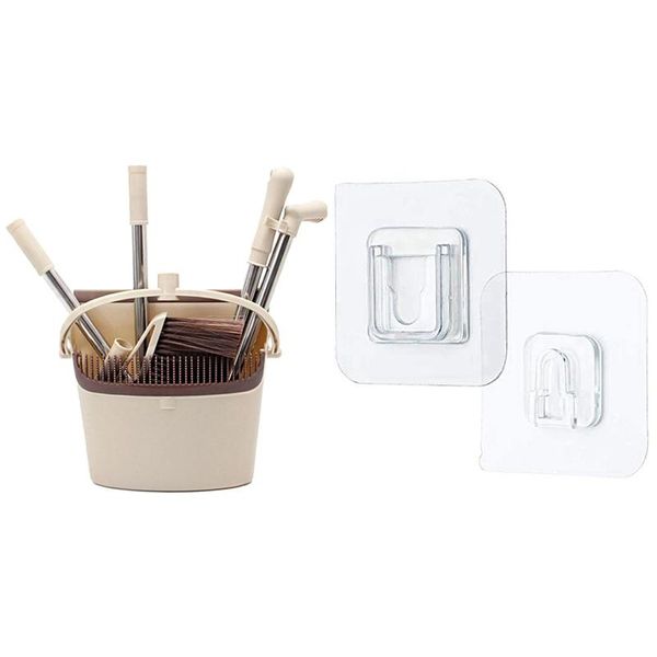 hooks & rails 1set rotatable broom and dustpan foldable set, long handle 20 sets non-marking snap buttons punch-free
hooks & rails 1set rotatable broom and dustpan foldable set, long handle 20 sets non-marking snap buttons punch-free