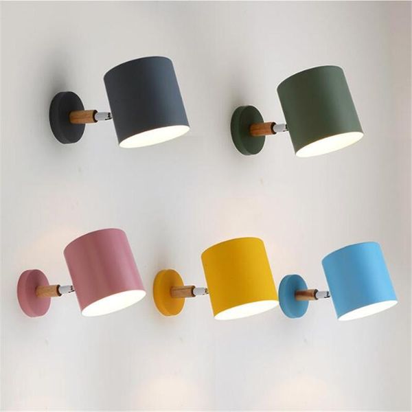wall lamp modern simple nordic macaron iron for bed side foyer aisle wood led lighting fixture 2430
wall lamp modern simple nordic macaron iron for bed side foyer aisle wood led lighting fixture 2430