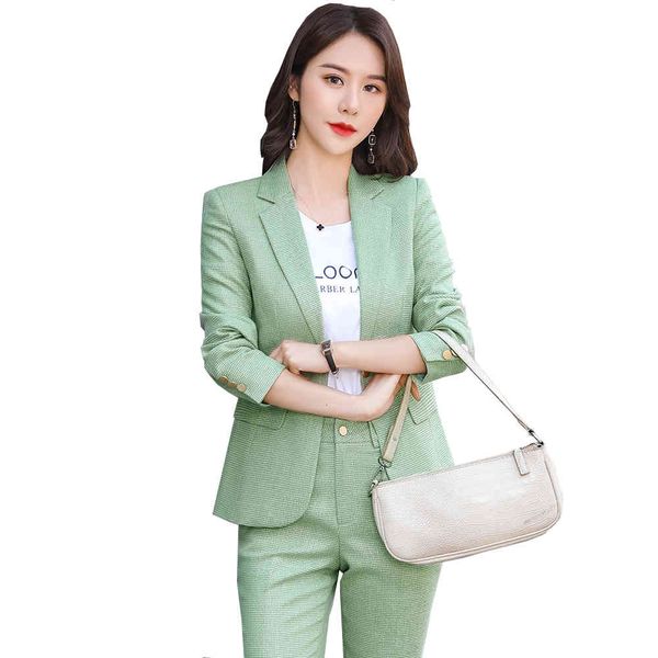 women's suits & blazers elegant ladies pink green apricot blue pant suit women slim single button plaid blazer and trousers 2 piece set, White;black
women's suits & blazers elegant ladies pink green apricot blue pant suit women slim single button plaid blazer and trousers 2 piece set, White;black