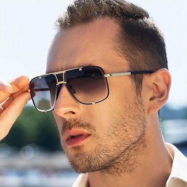 glamour men designer sunglasses square alloy frame vintage sun glasses branded shades uv400, White;black
glamour men designer sunglasses square alloy frame vintage sun glasses branded shades uv400, White;black