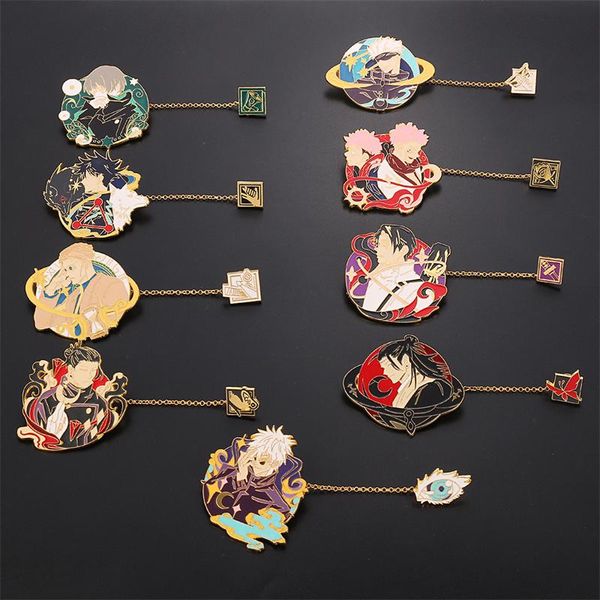 pins, brooches jujutsu kaisen gojo satoru ryomen sukuna cosplay brooch badge prop anime chain metal man woman pin props cartoon accessories, Gray
pins, brooches jujutsu kaisen gojo satoru ryomen sukuna cosplay brooch badge prop anime chain metal man woman pin props cartoon accessories, Gray