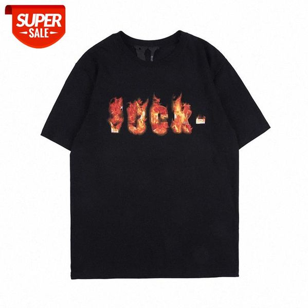 european and american trendy high street short-sleeved t-shirt dark rock flame letter printing for men women #na0p, White;black
european and american trendy high street short-sleeved t-shirt dark rock flame letter printing for men women #na0p, White;black