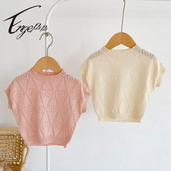 pullover engepapa summer infant baby girls knitting short sleeve cotton crew neck hollow out born sweater, Blue
pullover engepapa summer infant baby girls knitting short sleeve cotton crew neck hollow out born sweater, Blue