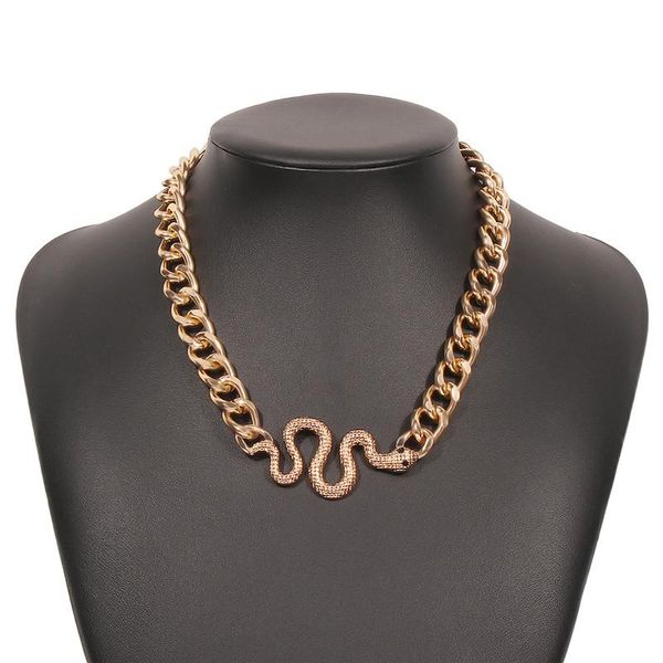 chokers snake choker chunky necklaces for women hip hop jewelry gold silver color party statement necklace accessories, Golden;silver
chokers snake choker chunky necklaces for women hip hop jewelry gold silver color party statement necklace accessories, Golden;silver