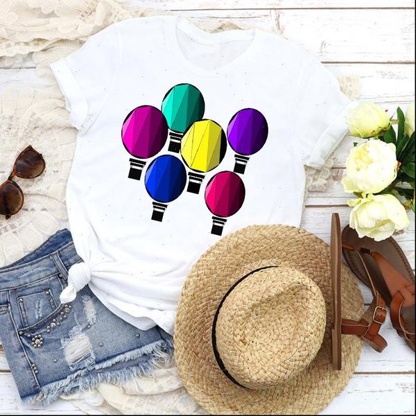 women graphic balloon watercolor cartoon fashion short sleeve 90s tees print t shirt clothing female womens, White
women graphic balloon watercolor cartoon fashion short sleeve 90s tees print t shirt clothing female womens, White