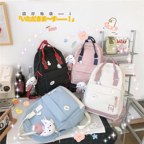 backpack female kawaii satchel, cute school bag of water-pro nylon, for books, teenage girls and with lots pockets 8w4t
backpack female kawaii satchel, cute school bag of water-pro nylon, for books, teenage girls and with lots pockets 8w4t