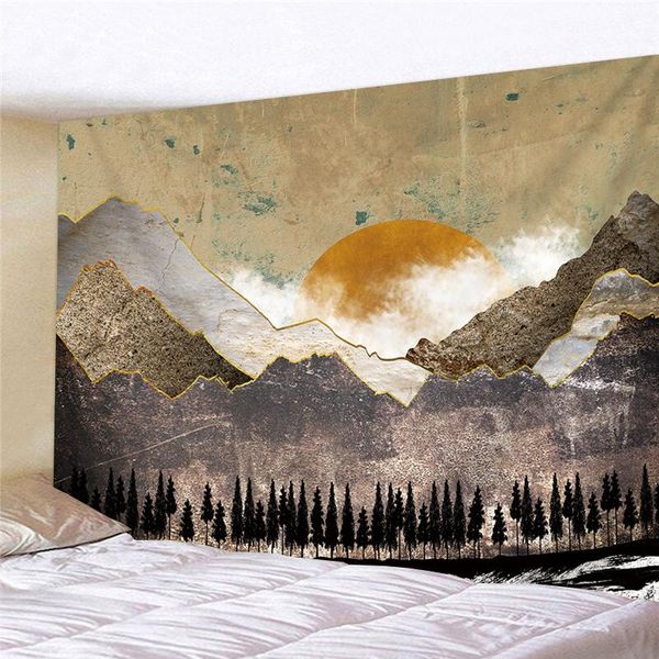 tapestries nordic style tapestry wall geometry landscape aesthetic rectangle vintage line tapiz colgante bedroom decoration dm50t
tapestries nordic style tapestry wall geometry landscape aesthetic rectangle vintage line tapiz colgante bedroom decoration dm50t
