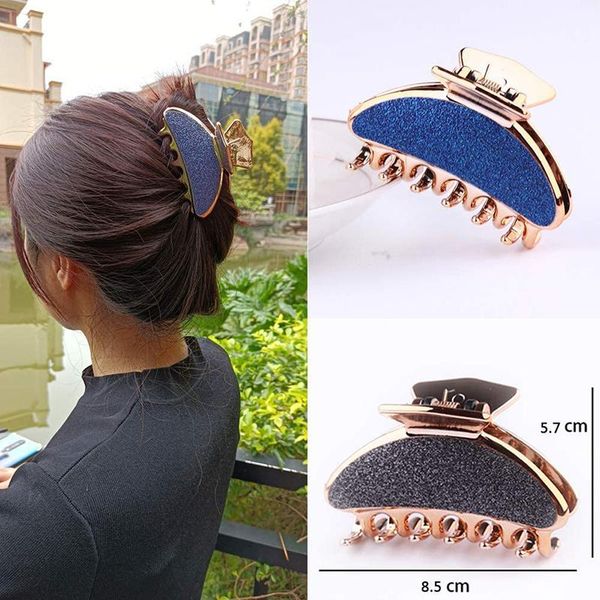large frosted hairpins hair elegant acrylic barrette crab clips headwear for women girls accessories & barrettes, Golden;silver
large frosted hairpins hair elegant acrylic barrette crab clips headwear for women girls accessories & barrettes, Golden;silver