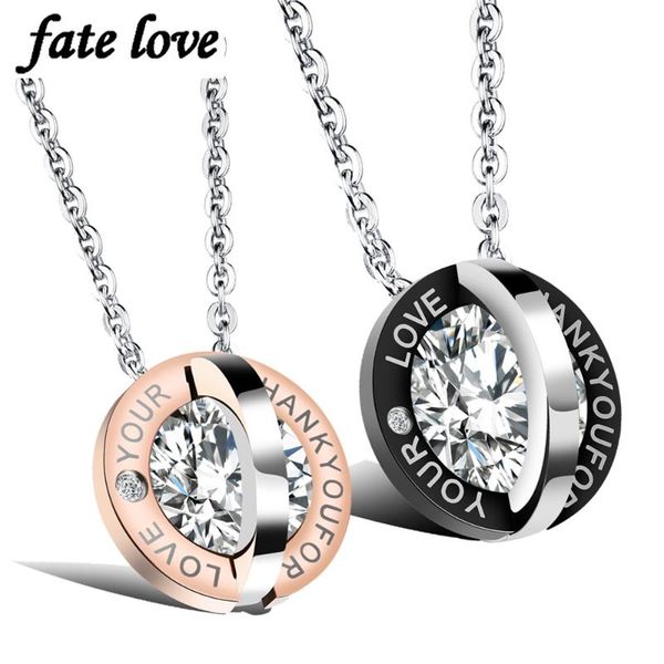 fate love cute couple necklaces for lovers stainless steel pendant necklace with cubic zircon wedding engagement jewelry 2021, Silver
fate love cute couple necklaces for lovers stainless steel pendant necklace with cubic zircon wedding engagement jewelry 2021, Silver