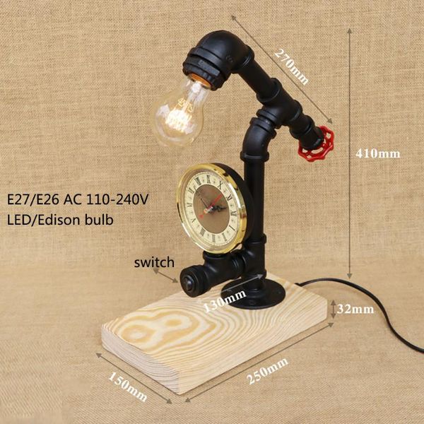 table lamps loft industrial vintage nature wood base steam punk lamp e27 light modern reading desk for study bedroom workroom
table lamps loft industrial vintage nature wood base steam punk lamp e27 light modern reading desk for study bedroom workroom