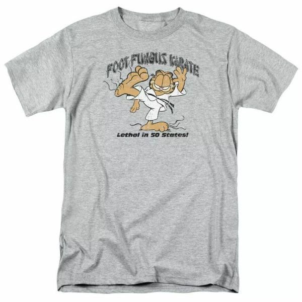 Garfield Foot Fungus Karate T Shirt Mens Licensed Jim Davis Comic Tee Sport Gray, White;black
Garfield Foot Fungus Karate T Shirt Mens Licensed Jim Davis Comic Tee Sport Gray, White;black