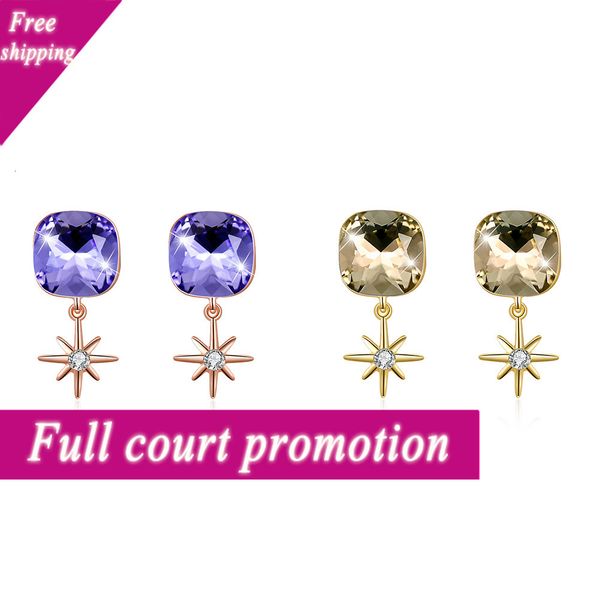 lekani adopts austrian crystal round face thin earrings, light luxury 925 sterling silver star earrings sve309, Golden
lekani adopts austrian crystal round face thin earrings, light luxury 925 sterling silver star earrings sve309, Golden
