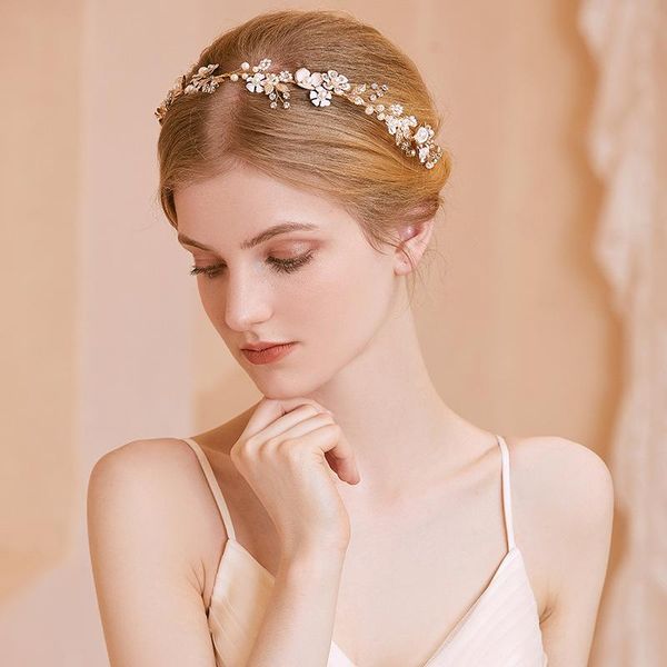 hair clips & barrettes wedding headband gold floral bridal tiara vine handmade pearls jewelry women leaf headpiece, Golden;silver
hair clips & barrettes wedding headband gold floral bridal tiara vine handmade pearls jewelry women leaf headpiece, Golden;silver