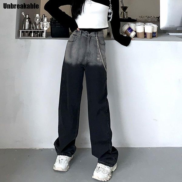 streetwear wild jeans women korea chic contrast color panelled high waist zipper pockets pants ladies loose fashion 2021 women's, Blue
streetwear wild jeans women korea chic contrast color panelled high waist zipper pockets pants ladies loose fashion 2021 women's, Blue