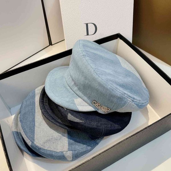 factory wholesale 50% off hat women's new flat navy hat korean wash denim pasted duck tongue hat fashion hole beggar octagonal, Blue;gray
factory wholesale 50% off hat women's new flat navy hat korean wash denim pasted duck tongue hat fashion hole beggar octagonal, Blue;gray