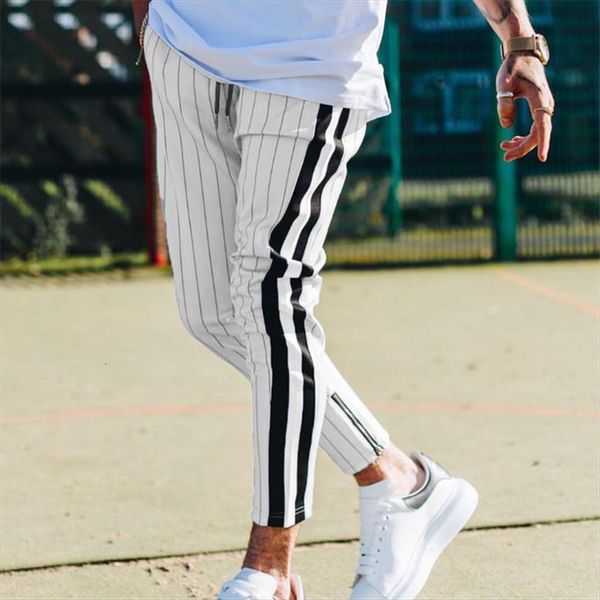 fashion long trousers many occasion women pants slim comfortable male with pockets black white striped casual
fashion long trousers many occasion women pants slim comfortable male with pockets black white striped casual