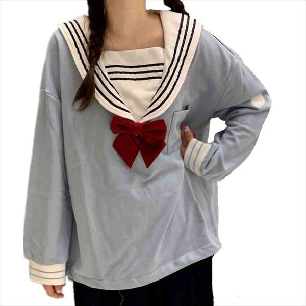 spring preppy style bowknot womens hoodies tie jk oversized casual sailor collar sweatshirt harajuku kawaii pullover, Black
spring preppy style bowknot womens hoodies tie jk oversized casual sailor collar sweatshirt harajuku kawaii pullover, Black