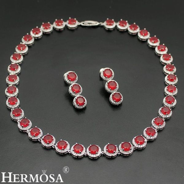 earrings & necklace hermosa round shape gentle women jewelry sets natural cherryruby silver color bracelet earring
earrings & necklace hermosa round shape gentle women jewelry sets natural cherryruby silver color bracelet earring