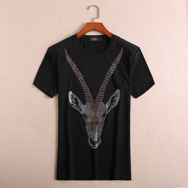 fashion t shirt men's summer drilling sheep short sleeve round neck large loose quick drying top, White;black
fashion t shirt men's summer drilling sheep short sleeve round neck large loose quick drying top, White;black