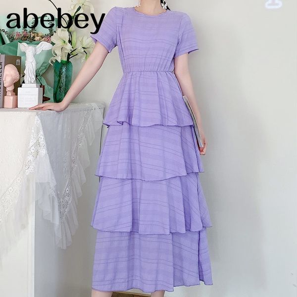 summer temperament all-match o-neck short sleeve dress waist slim multi-layer ruffles cake 210512, Black;gray
summer temperament all-match o-neck short sleeve dress waist slim multi-layer ruffles cake 210512, Black;gray