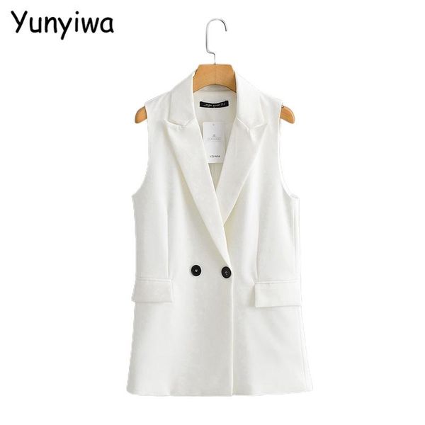women's vests 2021 women white waistcoat vest coat buttons office ladies sleeveless blazer yi3, Black;white
women's vests 2021 women white waistcoat vest coat buttons office ladies sleeveless blazer yi3, Black;white